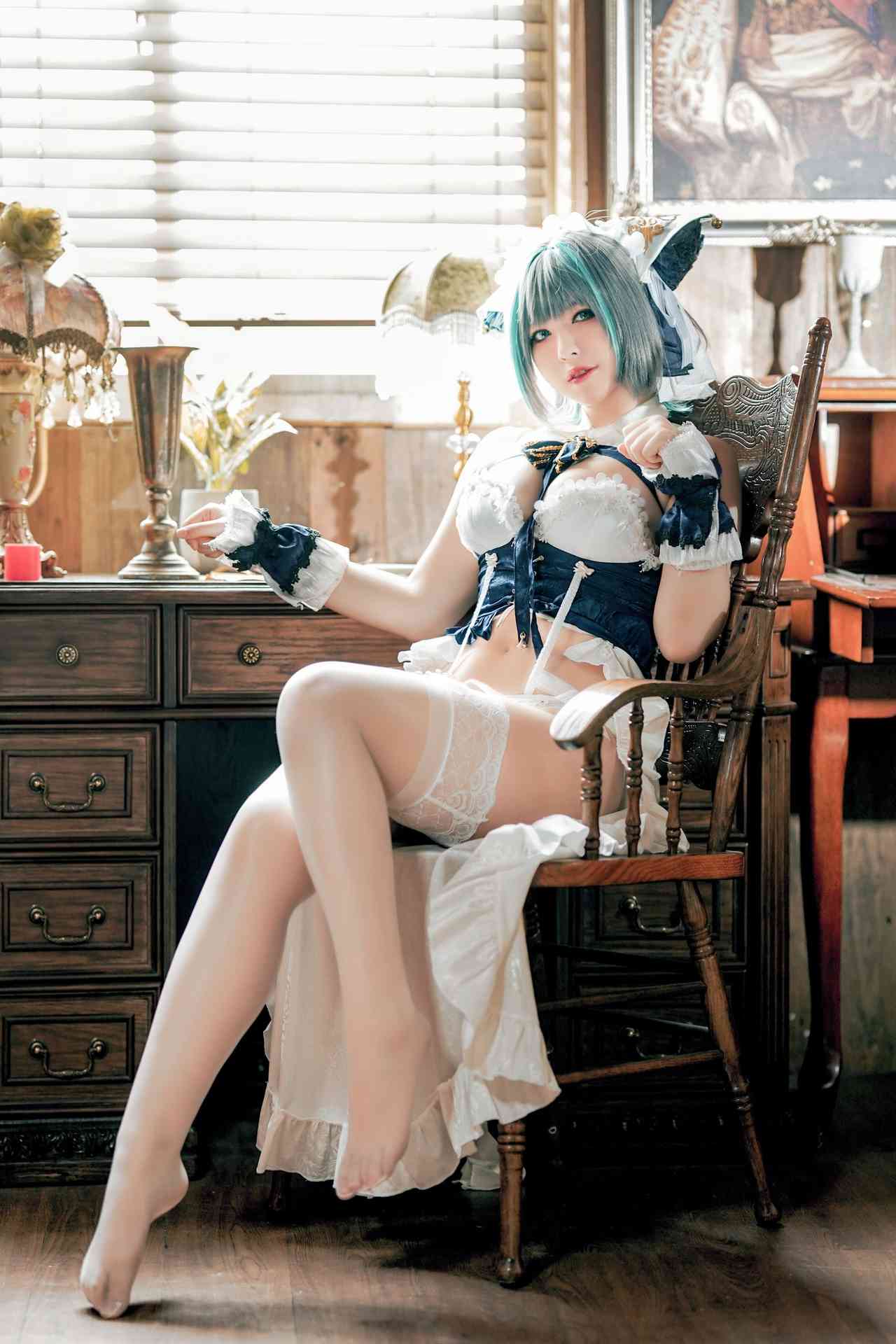 NO.050半半子碧蓝航线柴郡精彩写真【56P】-可宝主